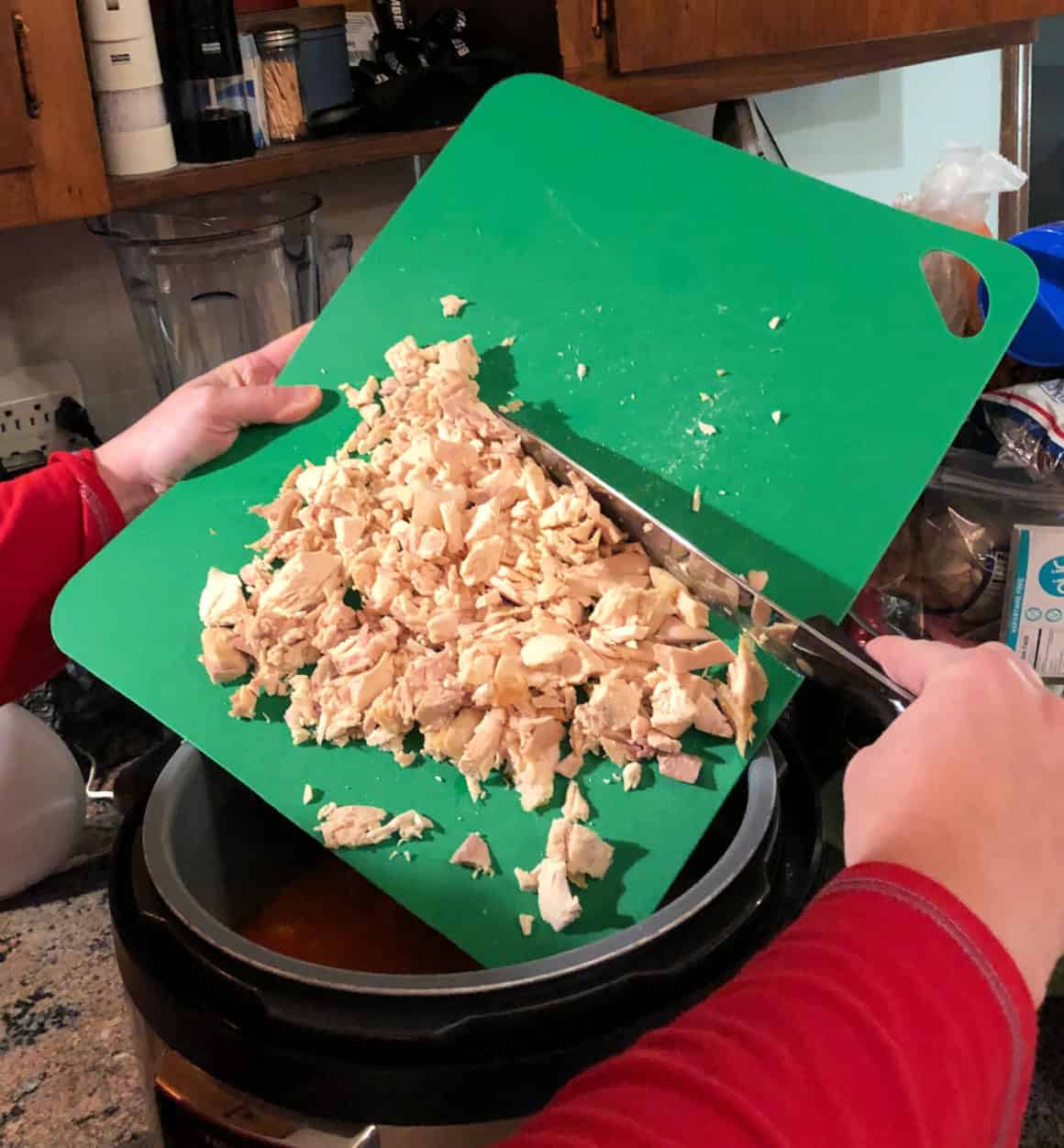 rotisserie chicken for the soup