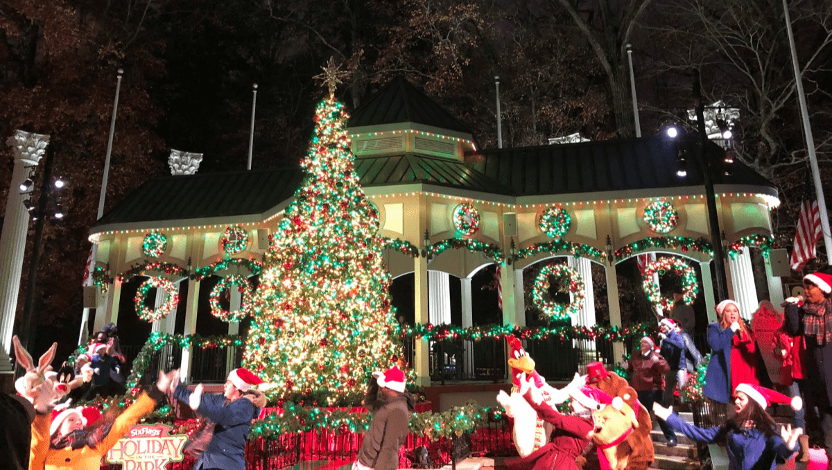 Six Flags Christmas Festivities