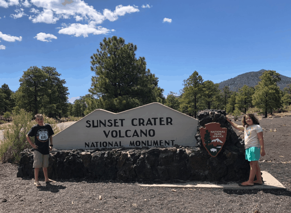 Sunset Crater National Monument Flagstaff Arizona
