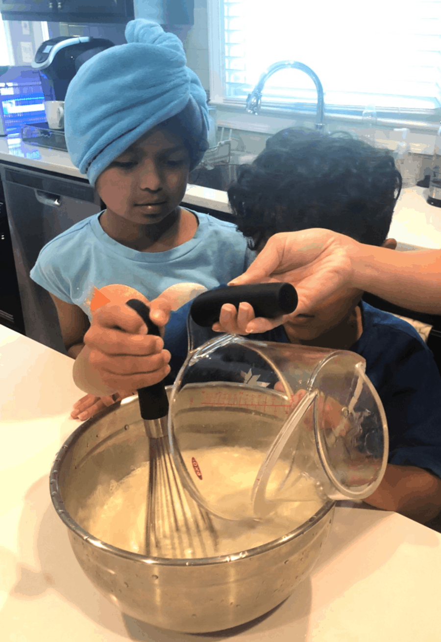 Making the Banh Xeo Batter