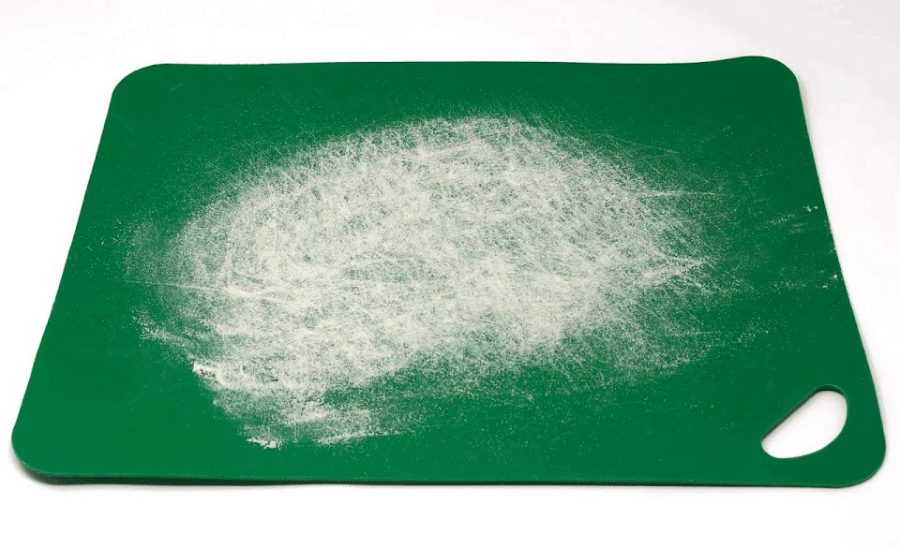 flour your workspace for homemade tortillas