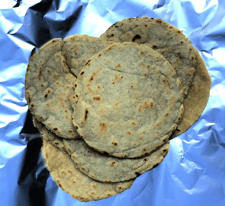 Enjoy homemade tortillas