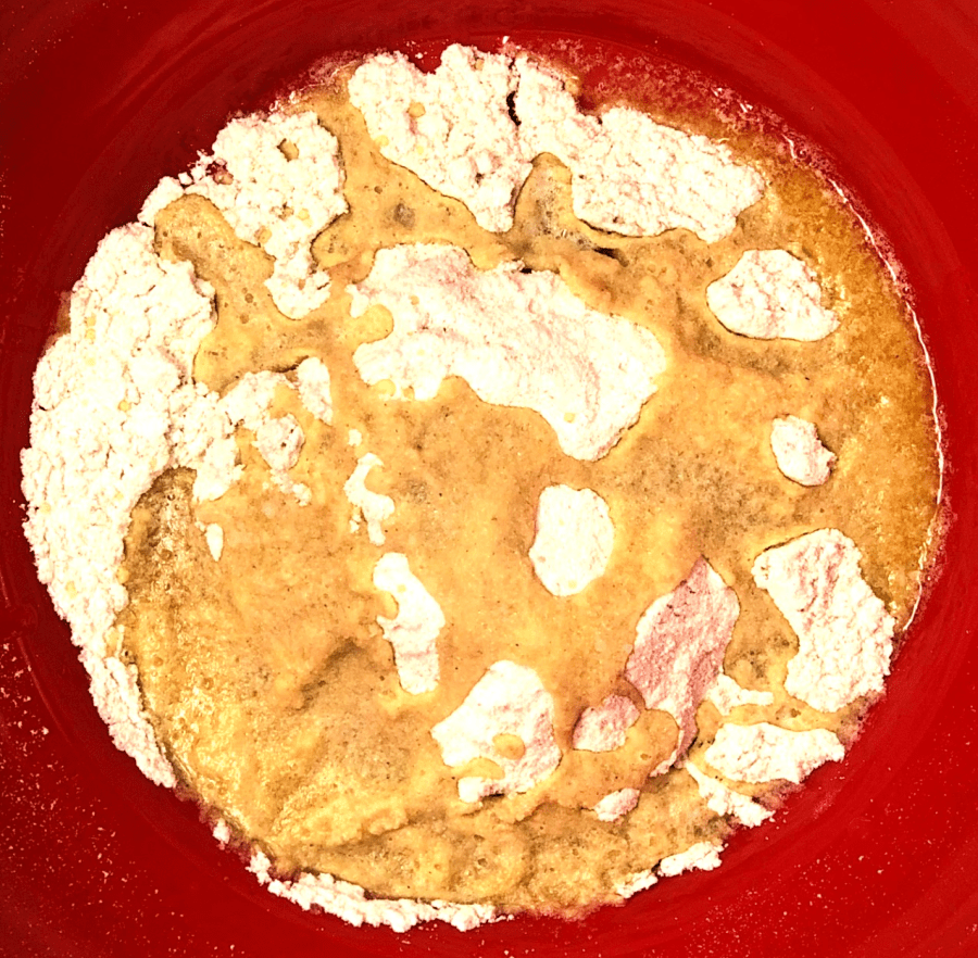 water and butter for homemade tortillas